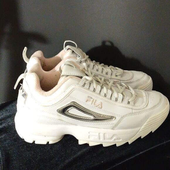 Fila Disruptor II White/pale rose Sneakers   - Picture 1 of 7